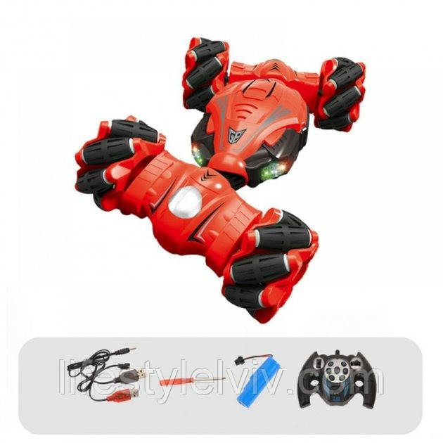 Машинка перевертыш Stunt Car YL-51 красная, фото 1