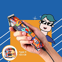 Тример для окантовки та стрижки бороди Kemei PRO 2 (KM-5017H), фото 3