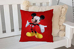Декоративна подушка 45х45 см, «Mickey Mouse red»