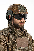 Тактичні окуляри Edge Super 64 - Black Frame / G15 Vapor Shield Lens /TPR Gasket MID IT I XSS61-G15-TPR (624)
