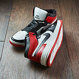 Розміри 42,43,44 Якісні чоловічі кросівки Nike з натуральної шкіри model- J7, фото 2