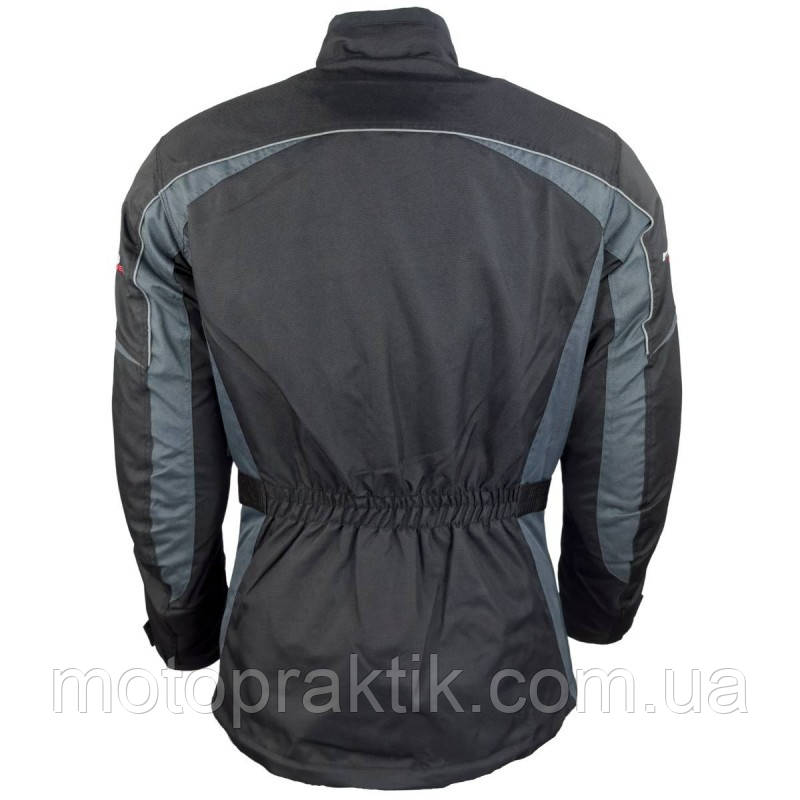 Roleff Reno Jacket Black/Grey, XL Мотокуртка текстильная с защитой - фото 4 - id-p232937984