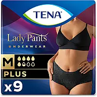 Урологічні труси для жінок Tena Lady Pants Plus Black M, 9 шт.