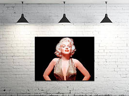 Картина на полотні на стіну для інтер`єру/спальні/прихожої DK Мерилін Монро (DKP4560-MO3)