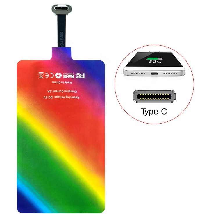 Швидкий приймач бездротової зарядки Qinetiq Fast Wireless Receiver 2a micro USB type B USB Type-C, 12