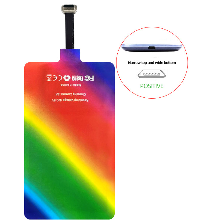 Швидкий приймач бездротової зарядки Qinetiq Fast Wireless Receiver 2a micro usb type з micro USB type A