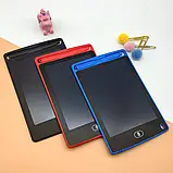 Планшет для малювання із кольоровим LCD екраном 10" Синій, фото 4