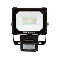 Прожектор із SMD-діодним випромінювачем та датчиком руху (20 Вт) 230 В (1900 лм) 30 діодів Yato YT-818271