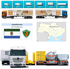 Вантажоперевезення з Коцюбинського у Коцюбинське