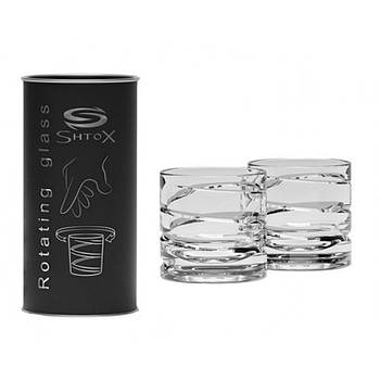 Набір 2-х кришталевих чарок, що обертаються Shtox "Спіраль"