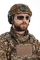 Тактичні окуляри Edge Tactical Eyewear Hamel Safety Glasses with Sand Thin Temple and Copper Vapor Shield Lens (315)