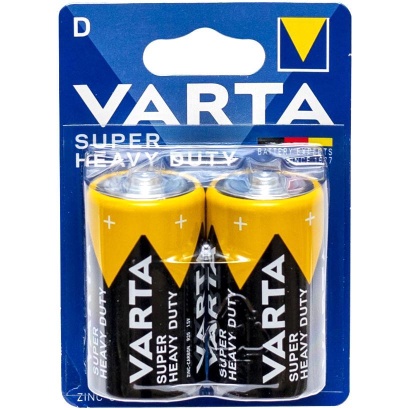 Вуглецеві акумулятори VARTA Super Heavy Duty Varta R2O 556342 в упаковці 2 шт