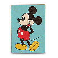 Деревянный постер Mickey Mouse