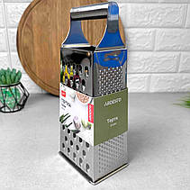 Кухонна тертка з нержавіючої сталі (4 типів лез), фото 4