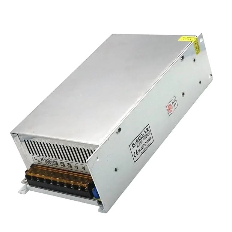 Блок живлення 12V, 600W, 50А, металевий корпус, IP20, S-600-12