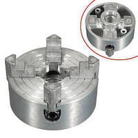 Патрон токарний 4-х кулачковий 50 мм М12x1, діаметр зажиму 1.8-56 мм, матеріал алюмінієвий сплав