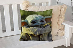 Декоративна подушка 45х45 см, «Yoda»