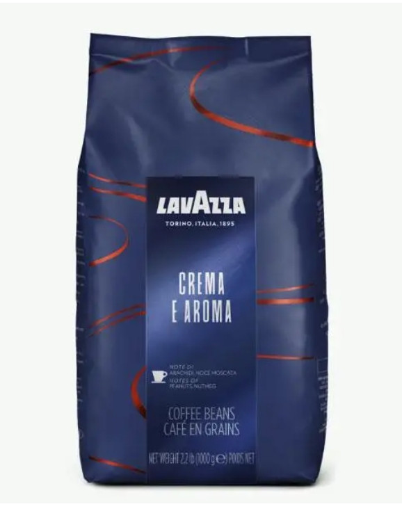 Кава "Lavazza Crema e Aroma" зерно 1 кг.