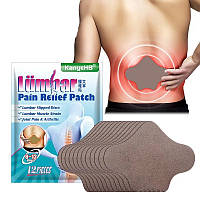 Ортопедический пластырь для позвоночника с турмалином Pain Relief Plaster 12 штук