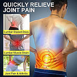 Ортопедичний пластир для хребта з турмаліном Pain Relief Plaster 12 штук, фото 5