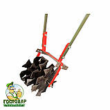 Культиватор-розпушувач ручний на 4 зірочки із захопленням 15 см для обробки ґрунту, фото 2