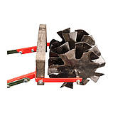 Культиватор-розпушувач ручний на 4 зірочки із захопленням 15 см для обробки ґрунту, фото 5