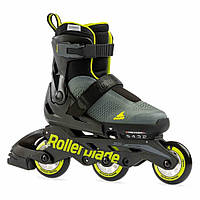 Ролики дитячі Rollerblade Microblade Free 3WD Anthracite Lime 2024 (Серо-салатовый, 28-32)