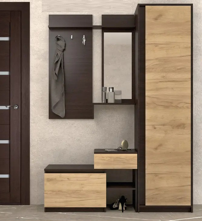 Передпокій Брайт 142 см дуб крафт (Майстер Форм), фото 1