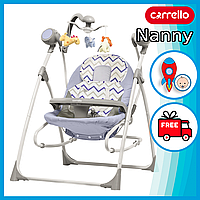 Колиска-гойдалка електронна Carrello Nanny 3в1 (CRL-0005) з мелодіями та таймером.