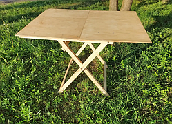 Складний Дерев'яний Стіл для Пікніка Туризму Торгівлі Практичний Розкладний Стіл-трансформер