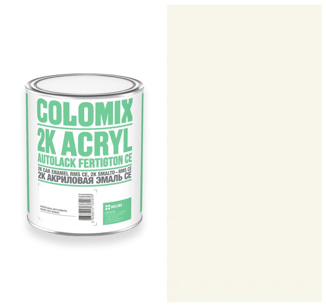 Автомобільна акрилова фарба Colomix 800мл 201 Біла, фото 1