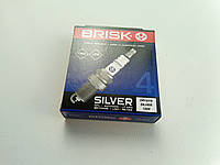 Свеча зажигания BRISK Silver DR15YS (ВАЗ 2112) (для газ.оборуд.) (2112-3707010) (DR15YS.4K)