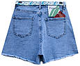 Жіночі джинсові шорти-спідниця на високій талії Vanver, фото 3