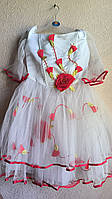 Плаття ошатне Троянди для дівчинки 5-8 років