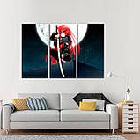 Яскрава картина інтер'єрна на полотні на стіну аніме Вогнеока Сяна, Shakugan no Shana., фото 2