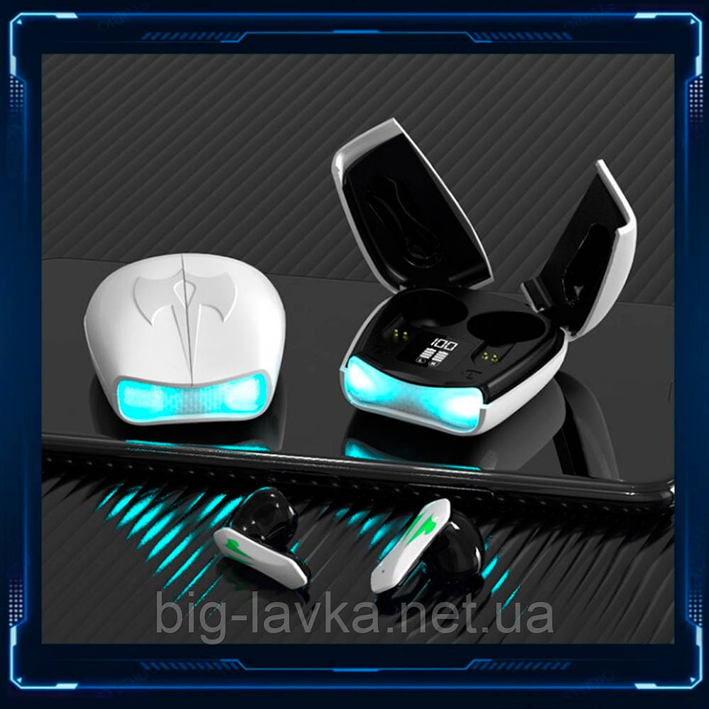 Tomahawk Scissors Бездротова стерео гарнітура з низькою затримкою  біла, фото 1