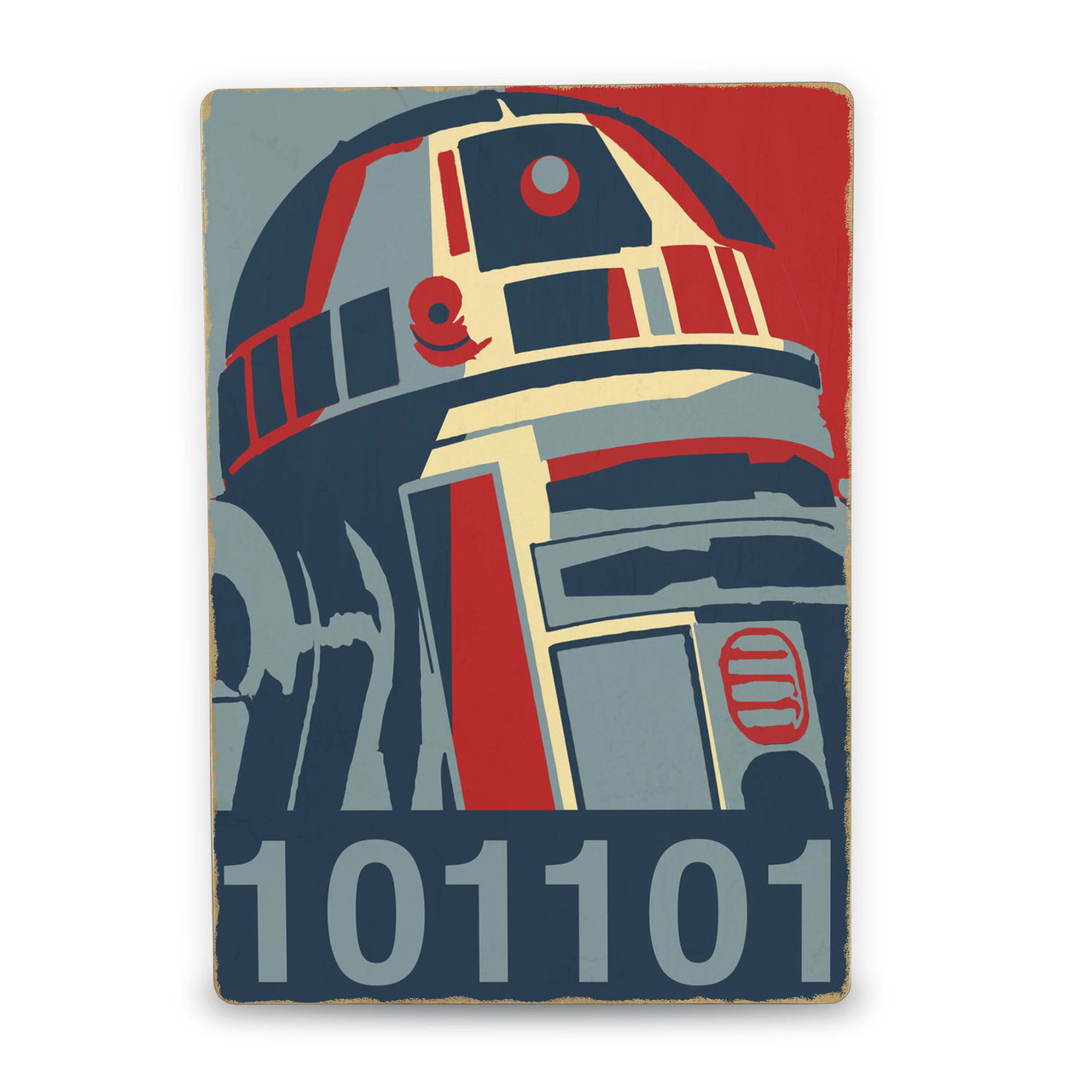 Дерев'яний Постер R2D2