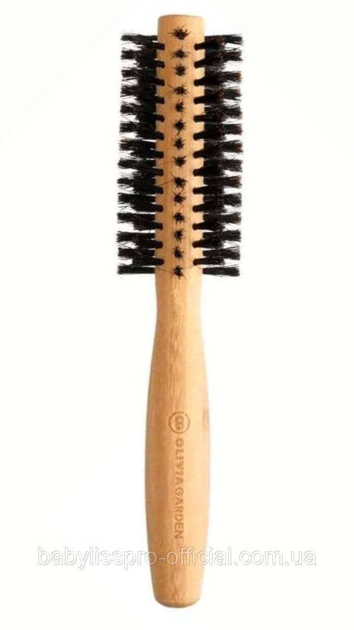 Брашинг для волосся Olivia Garden Bamboo Touch Blowout Boar 15 мм ID1671, фото 1