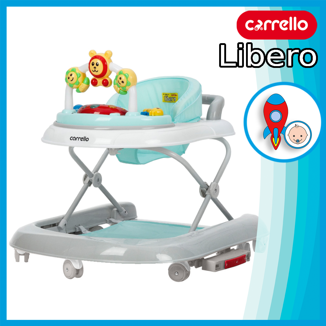 Ходунки 3 в 1 CARRELLO Libero CRL-9602/3 (ходунки, качели, каталка)