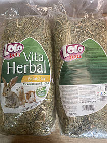 Сено для гризунів Lolopets 800г