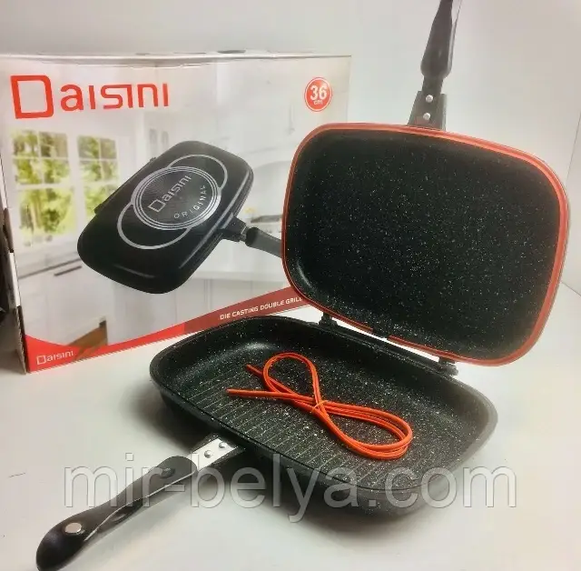 Сковорода UTM двостороння з ручкою на магніті та функцією гриль, фото 1