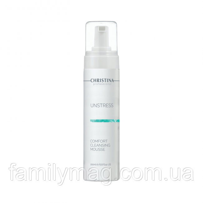 Очищаючий мус-Комфорт Крістіна Christina Unstress Comfort Cleansing Mousse 200 мл
