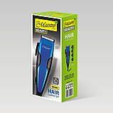 Машинка для стриження волосся від мережі Maestro MR-650C-RED Універсальна машинка для стриження 4в1, фото 4