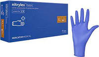 Перчатки нитриловые неопудренные NITRYLEX BASIC XL, 200 шт