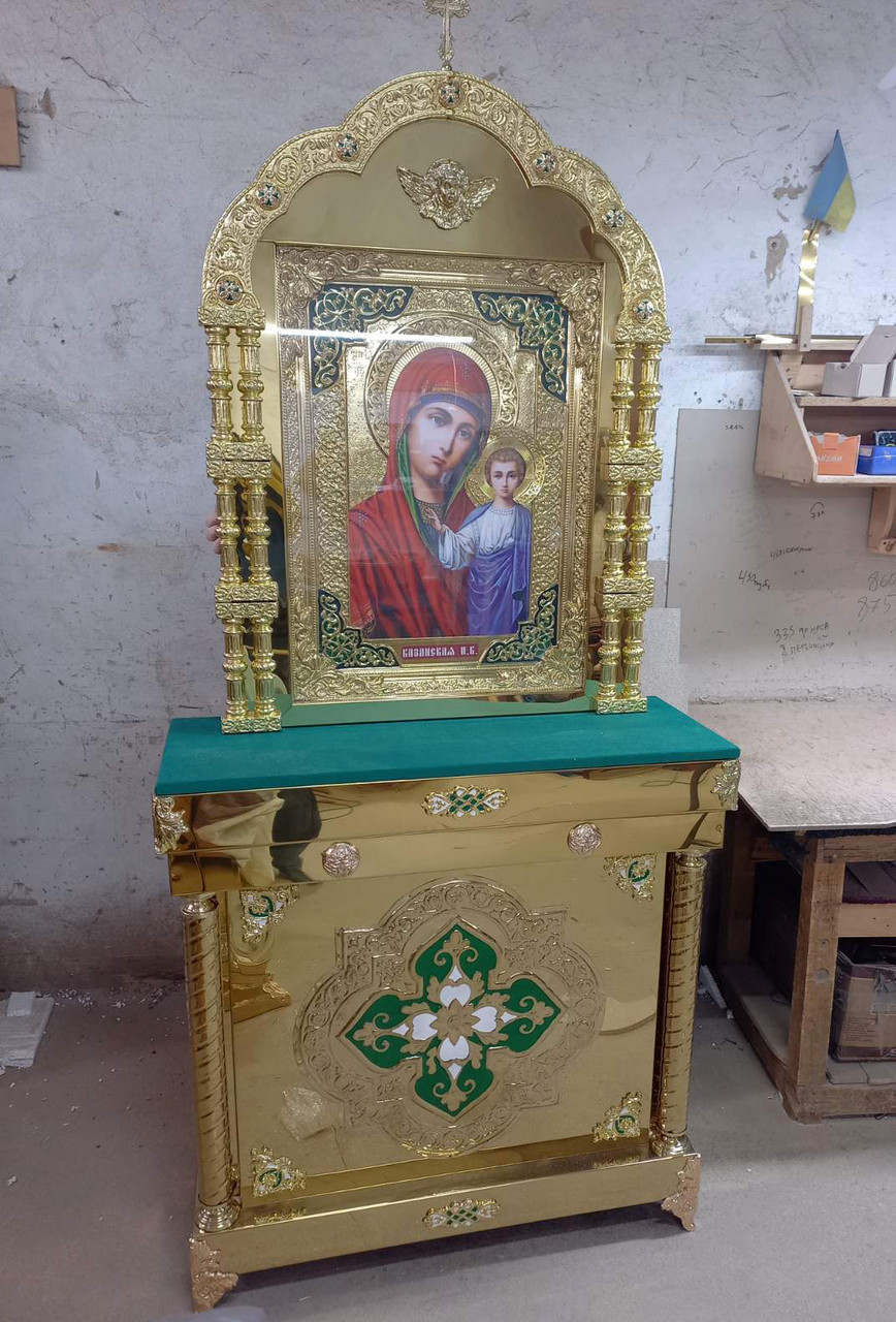 Кіот в церкву підлоговий з литтям, фото 1