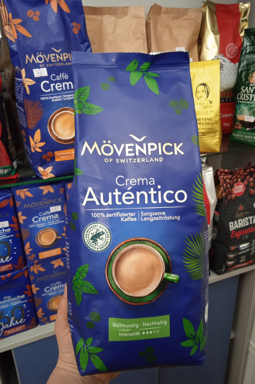 Купить Зерновой кофе Movenpick Autentico 1000 g. Германия, цена 630 ...
