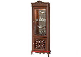 Вітрина Новіта однодверна ДСП горіх Караваджо (Скай ТМ)