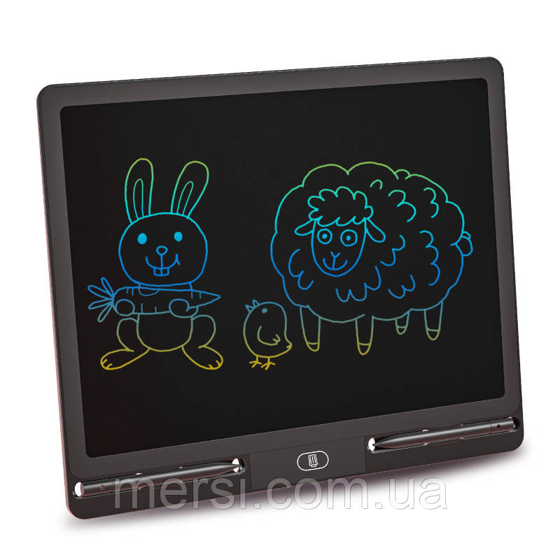 Планшет для малювання із кольоровим LCD екраном 16" Чорний