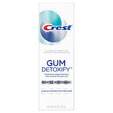 Вибілювальна зубна паста Crest Gum ultoxify Toothpaste Gentle whitening 116 гр