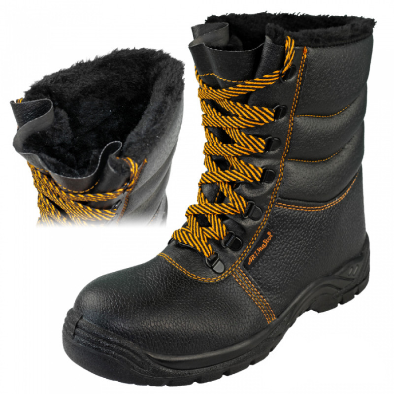 Берцы рабочие утепленные с металлическим носком, зимняя спецобувь с ...